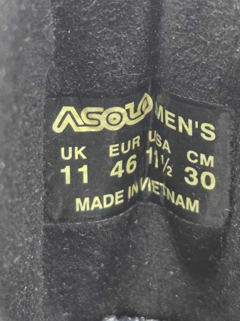New 11.5 Asolo Tahoe Winter GTX Gore-Tex hiking boots in black